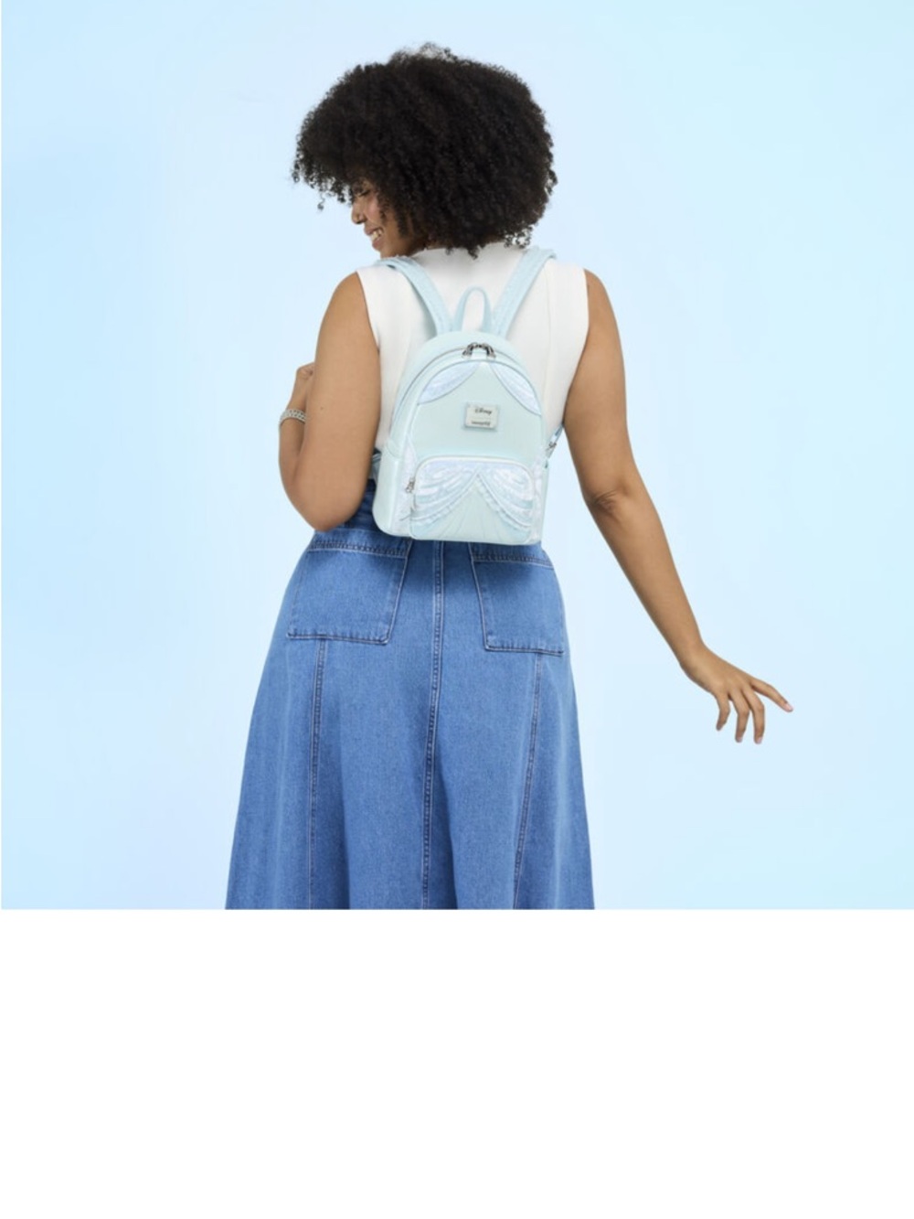 NWT Loungefly Cinderella Gown Cosplay Mini Backpack - Picture 2 of 16